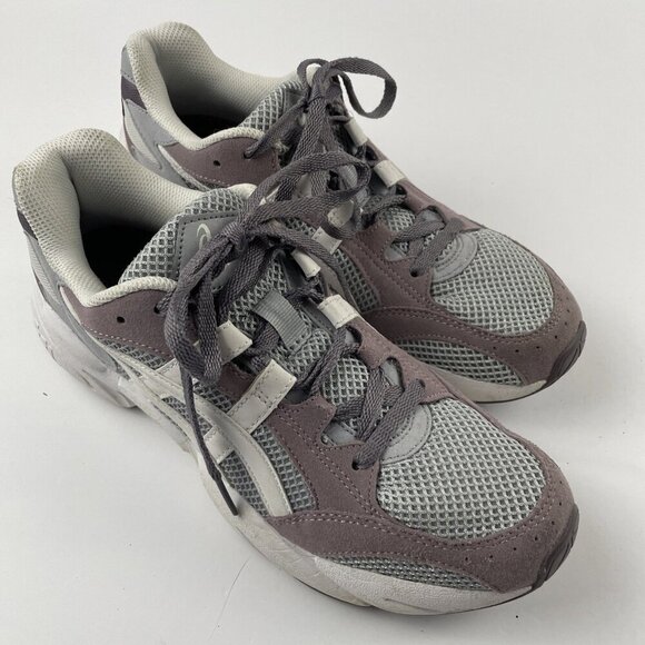 ASICS GEL-BND Athletic Shoes Women's Size 9 Suede Mesh Lace Up Low Cut Gray - Picture 1 of 9